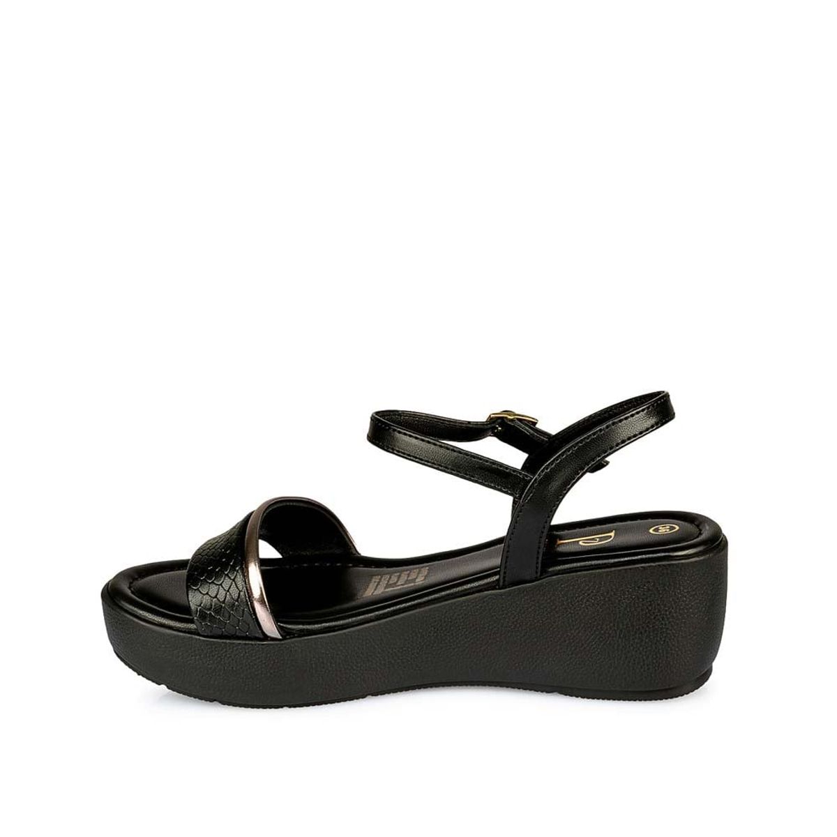 Piazza - Sandalia Dorsay Casual CESI-2507 Negro Piazza