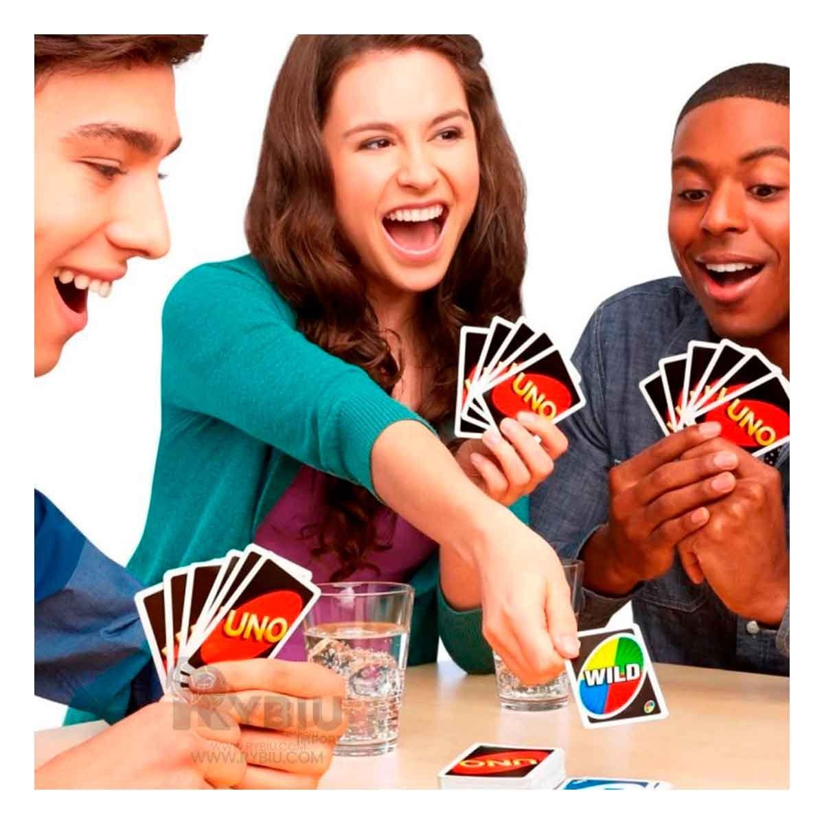 RYBIU IMPORT - Cartas Uno Juego de Mesa Ludico en Multicolor