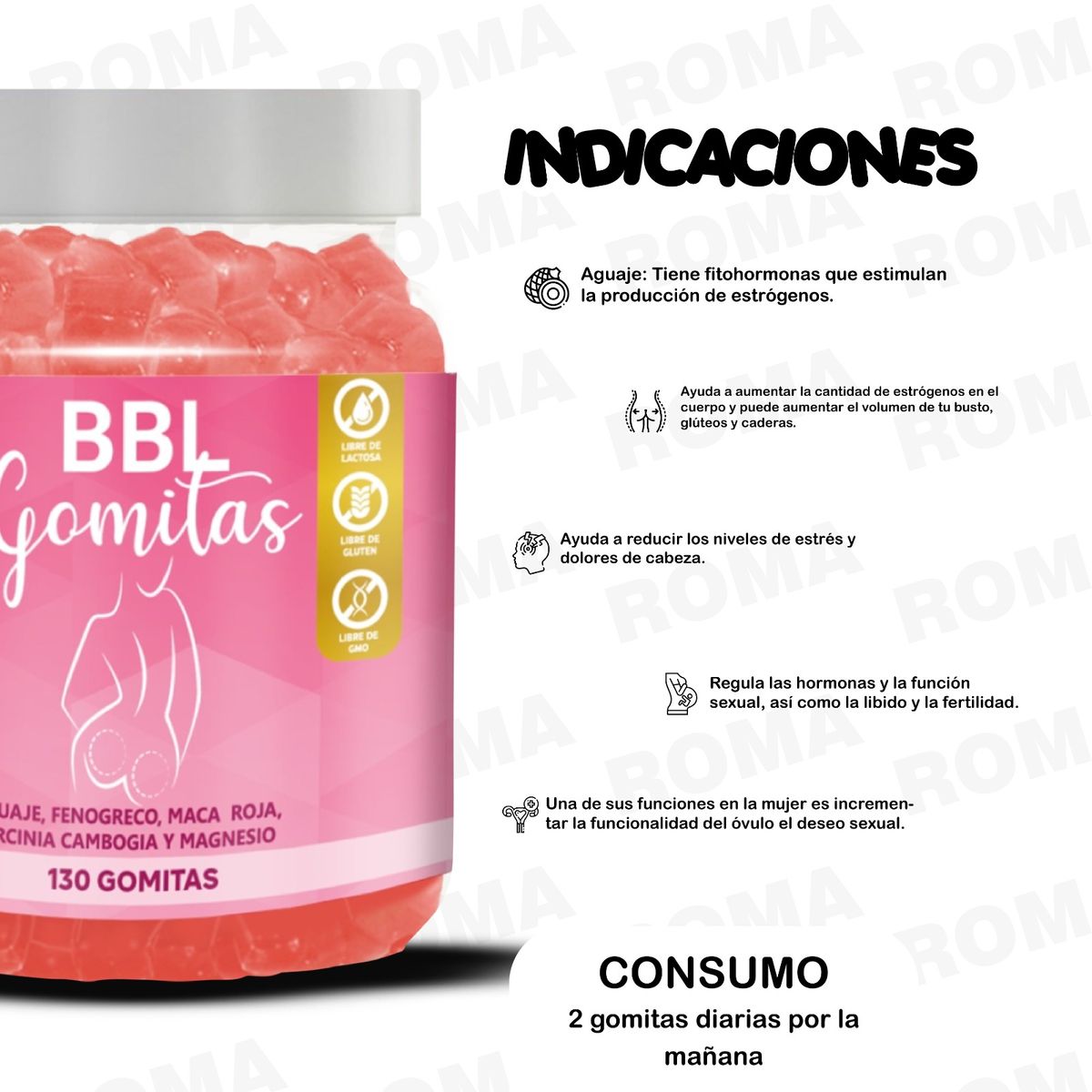 GENERICO - GOMITAS DE AGUAJE BBL