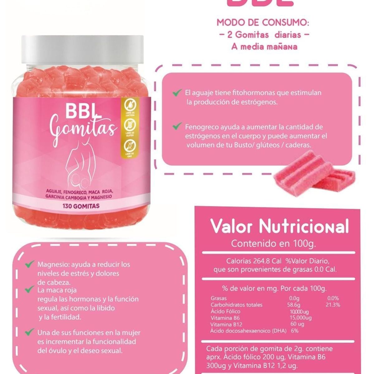 GENERICO - GOMITAS DE AGUAJE BBL