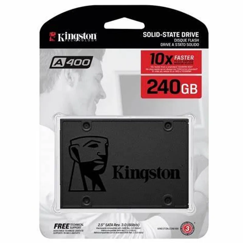 KINGSTON - SSD Disco Solido  A400 240 GB 2.5" SATA