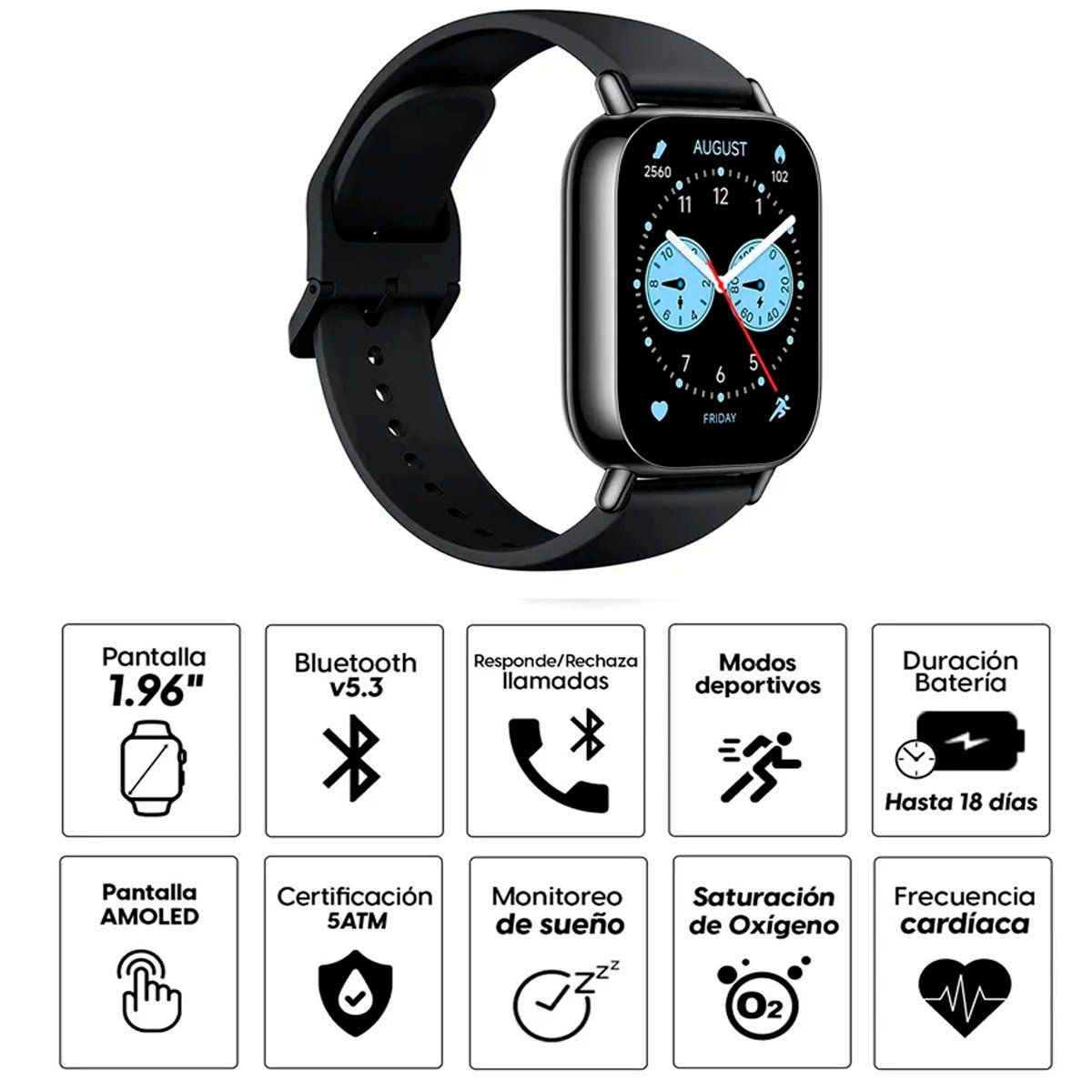 XIAOMI - Reloj Xiaomi Redmi Watch 5 Lite Color Negro