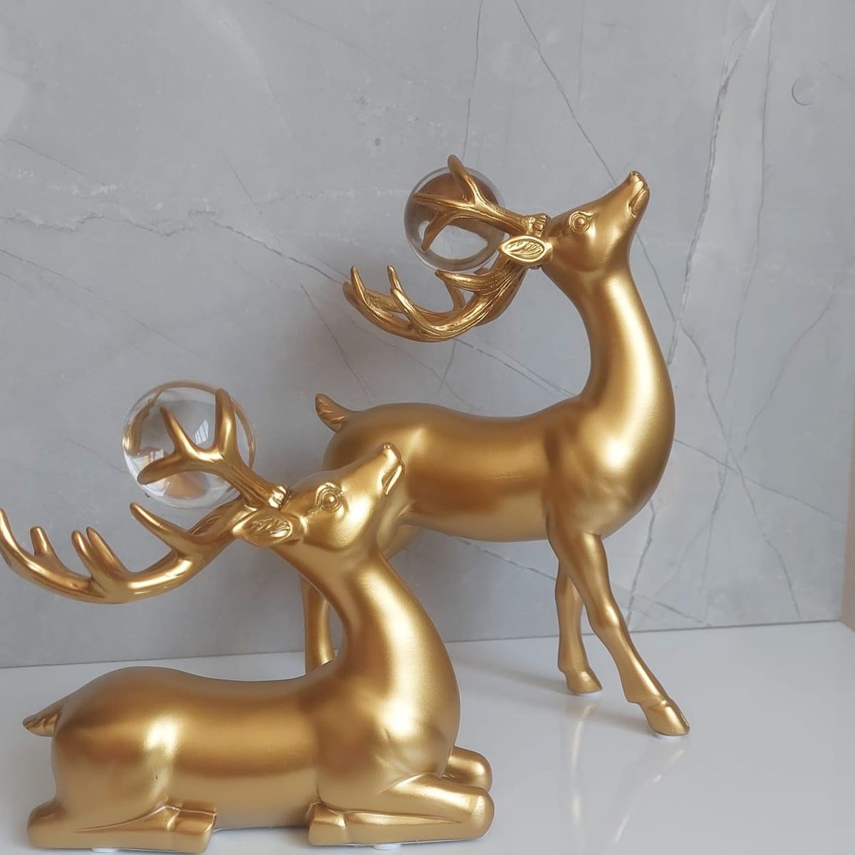 GENERICO - Renos Navideños Golden Elegance