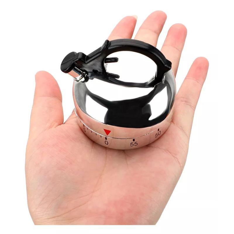 GENERICO - TEMPORIZADOR MECÁNICO COCINA TETERA 60 MINUTOS