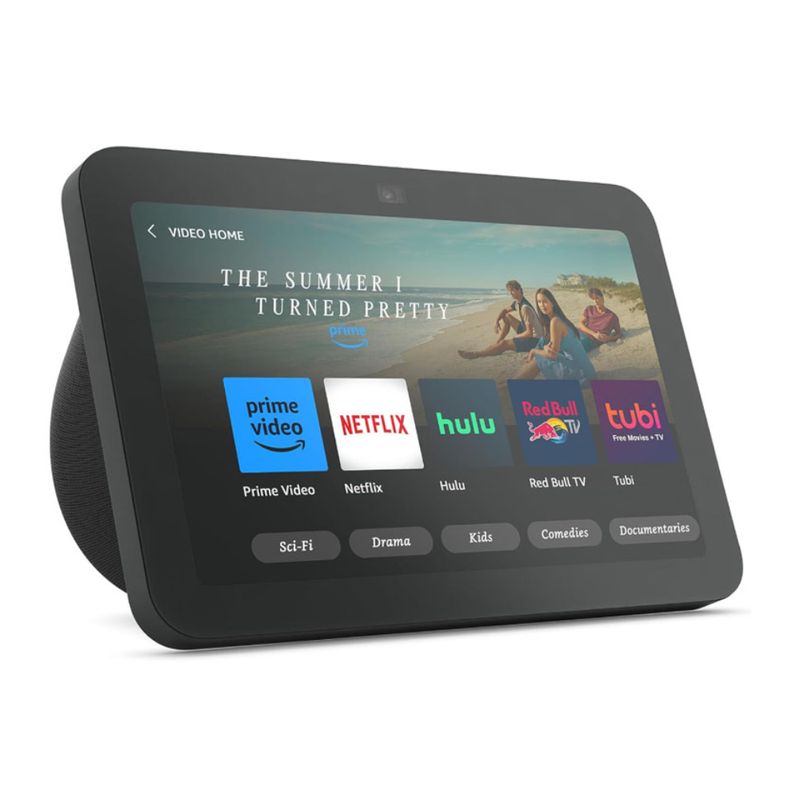 AMAZON - AMAZON ECHO SHOW 8 NEGRO 3° PANTALLA INTELIGENTE