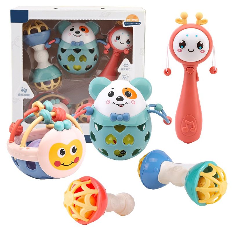 GENERICO - SET DE JUGUETES SONAJEROS BEBE MUSICAL