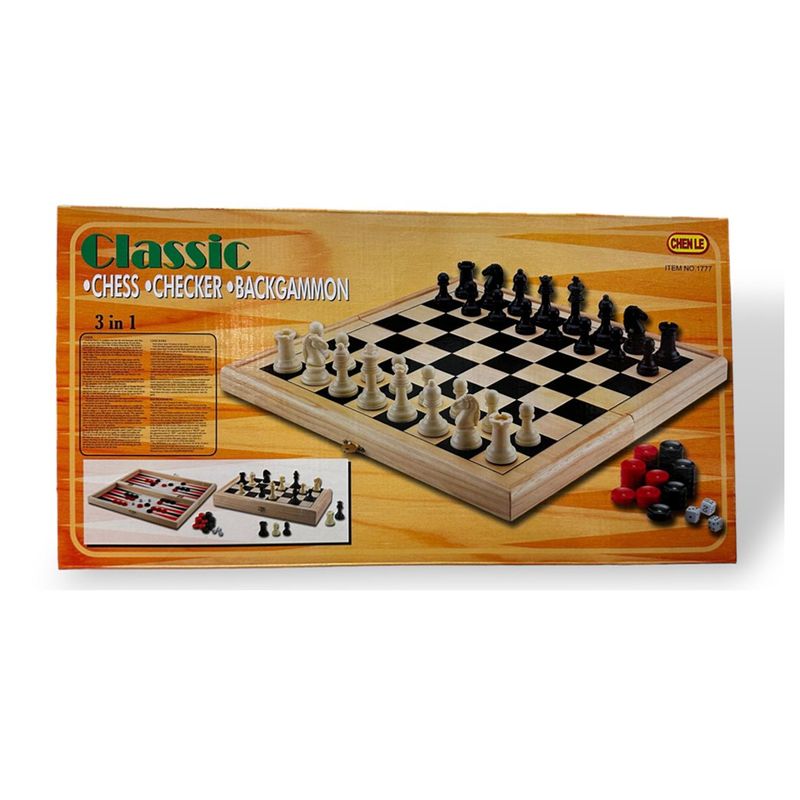 GENERICO - Ajedrez Madera 28 Cms