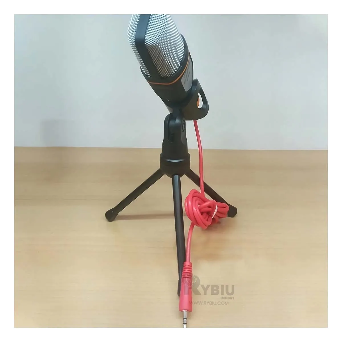 RYBIU IMPORT - Microfono Funcional en Color Negro Y+Regalo Agendita