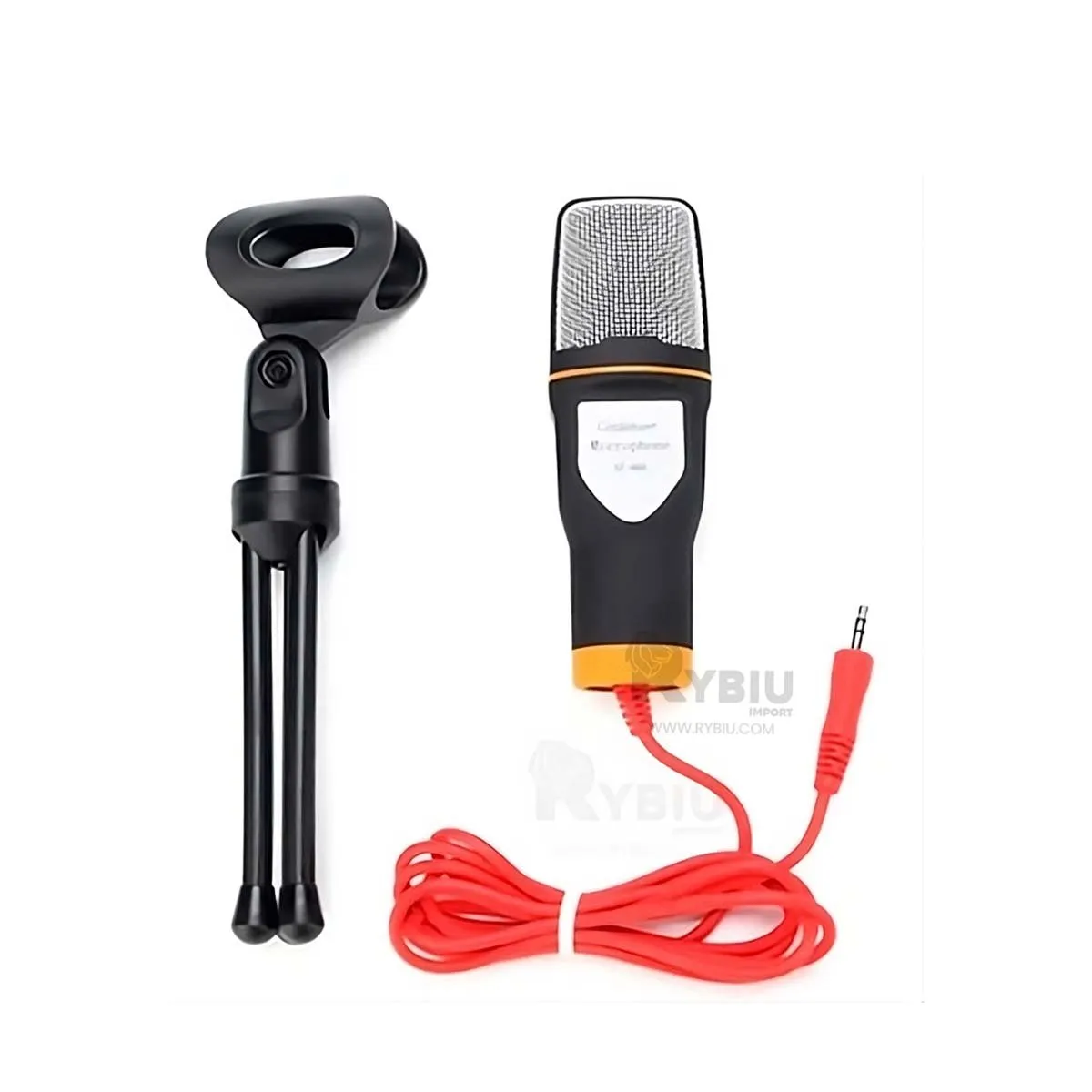 RYBIU IMPORT - Microfono Funcional en Color Negro Y+Regalo Agendita