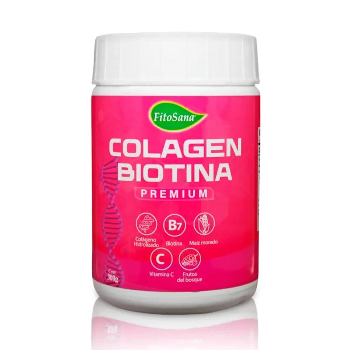 FITOSANA - Colágeno Biotina Premium - Batido en Polvo 300g
