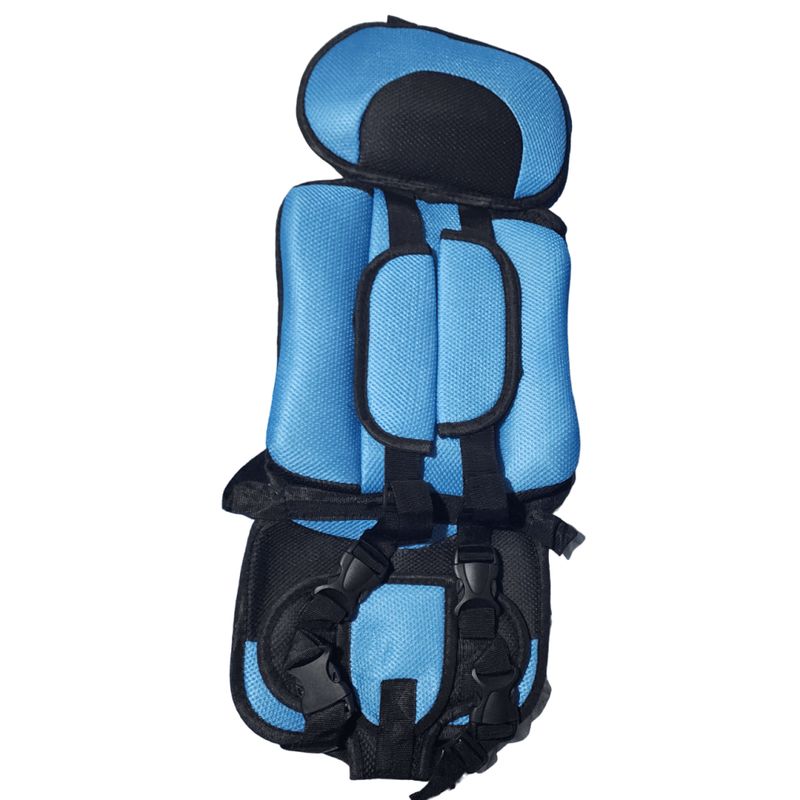 GENERICO - Silla para Carro CELESTE Bebe Seguridad Cinturón Asiento