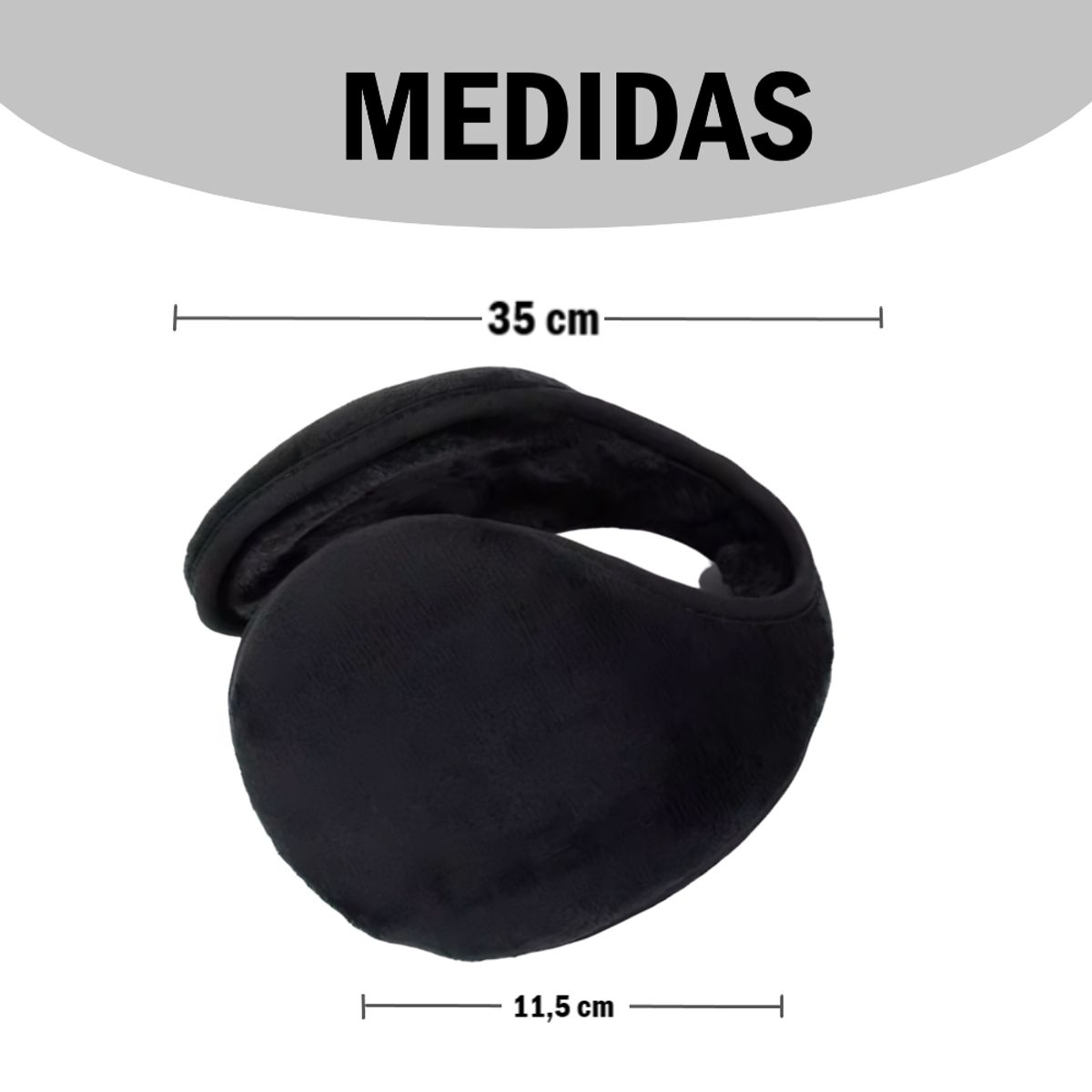 GENERICO - Orejera calentador de orejas Unisex de felpa suave y cálido