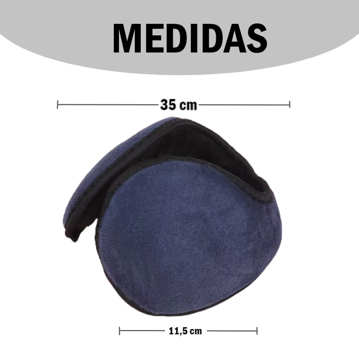 GENERICO - Orejera calentador de orejas Unisex de felpa suave y cálido