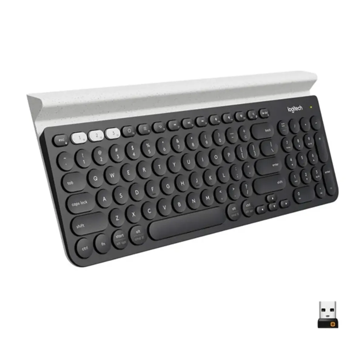 LOGITECH - TECLADO LOGITECH K780 920-008026 MULTI-DEVICE WIRELESS NEGRO-BLANCO