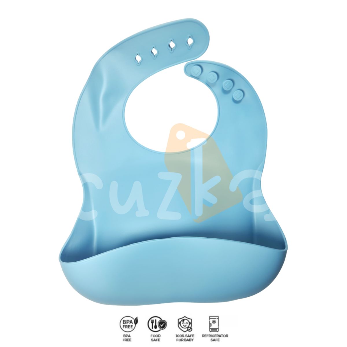 CUZKA - Set de Platos de Silicona «PIATTO» Blue