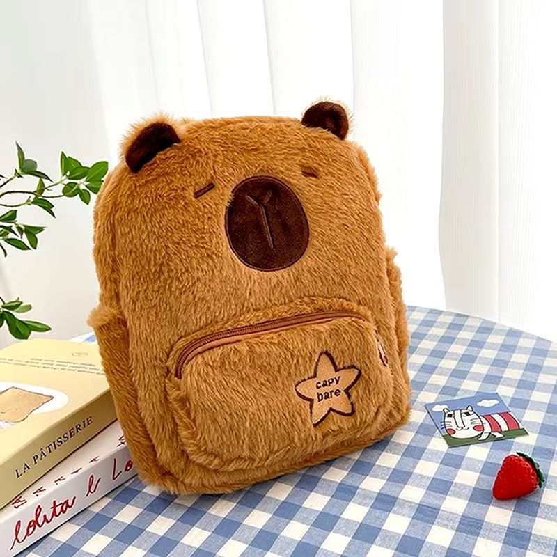 GENERICO - SET MOCHILA Y CARTUCHERA CAPIBARA