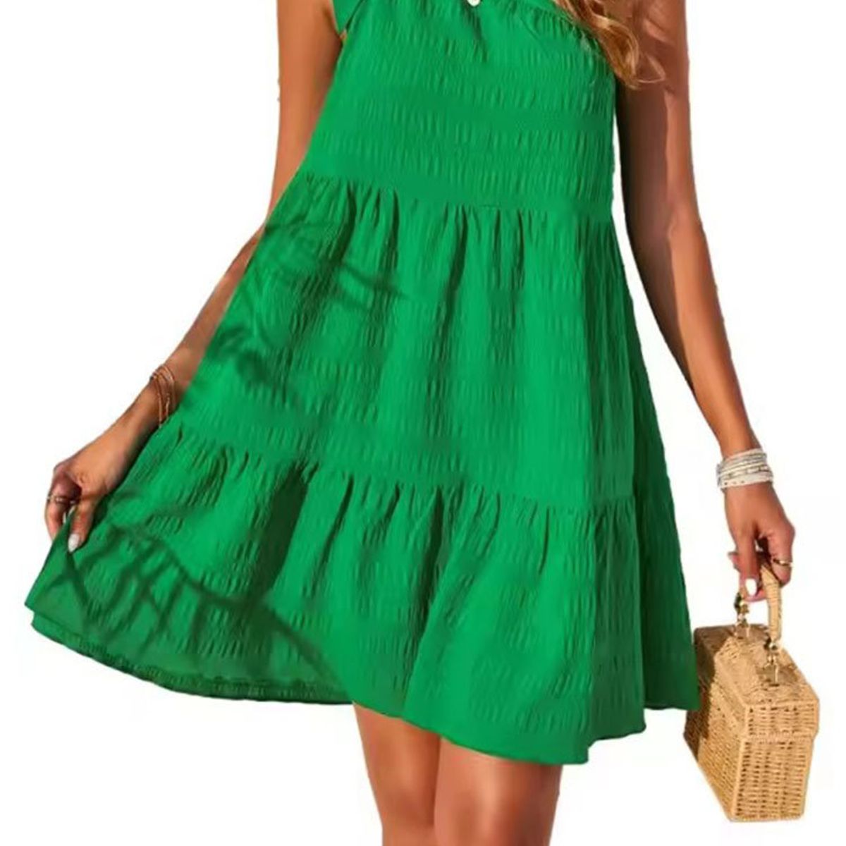 BLWOENS - Vestido de verano Mujer - Verde