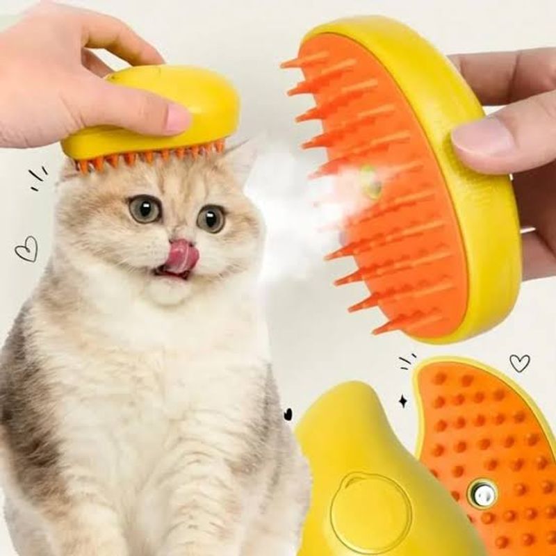 OEM - CEPILLO DE MASCOTA MULTIFUNCIONAL A VAPOR  - RECARGABLE