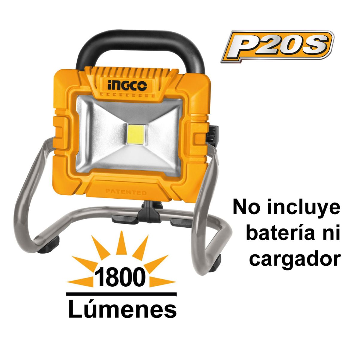 INGCO TOOLS - Reflector Portátil Inalámbrico Ingco 20V CWLI2025