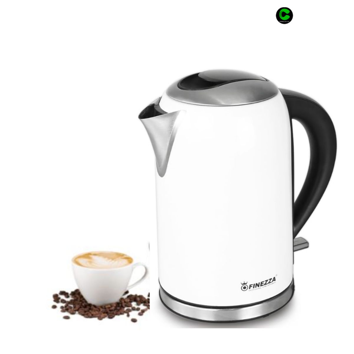 FINEZZA - Hervidor Eléctrico Finezza FZ-630H de 2 Litros BLANCO