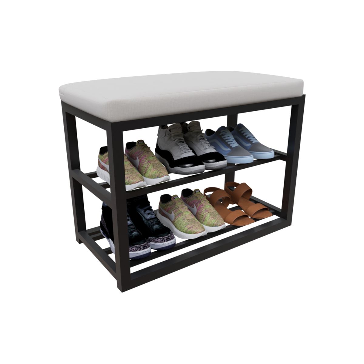 MUEBLES MACRUMO - BANCO ZAPATERO MINIMALISTA