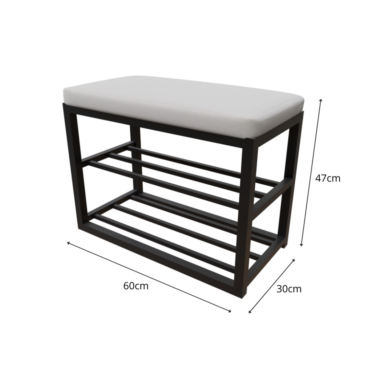 MUEBLES MACRUMO - BANCO ZAPATERO MINIMALISTA