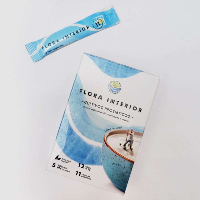 GENERICO - Cultivos Probióticos 11 cepas, 12 sobres x 2 g - Flora Interior