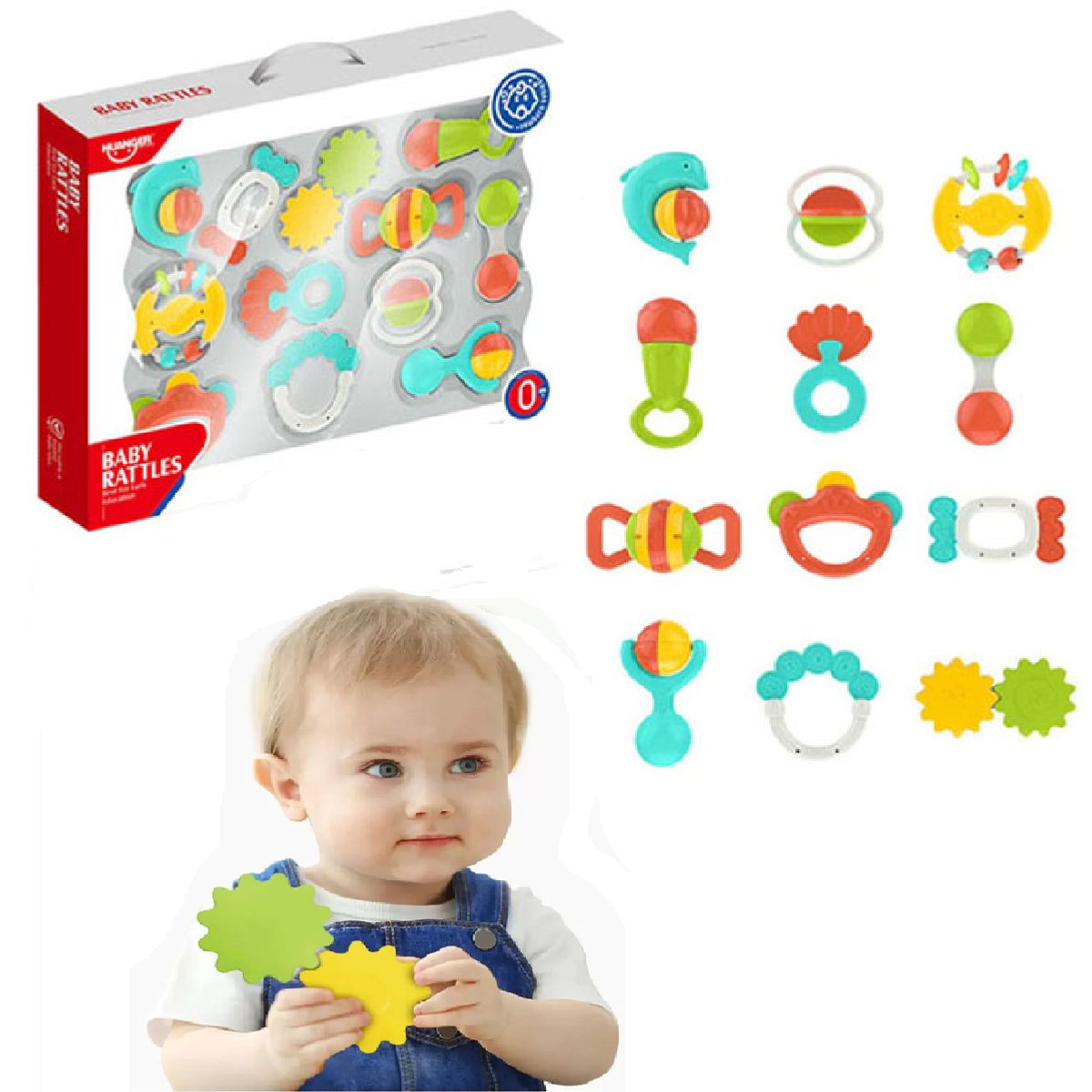 GENERICO - KIT MORDEDOR SONAJERO X 12 PIEZAS HE0149