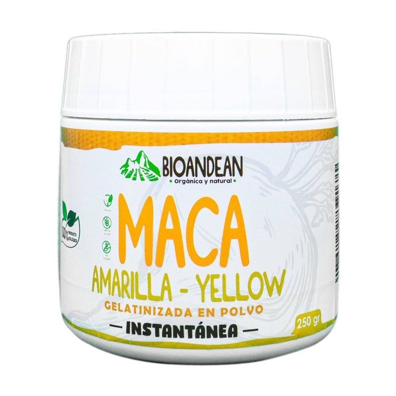 GENERICO - Maca Amarilla Gelatinizada 250 gr - BioAndean