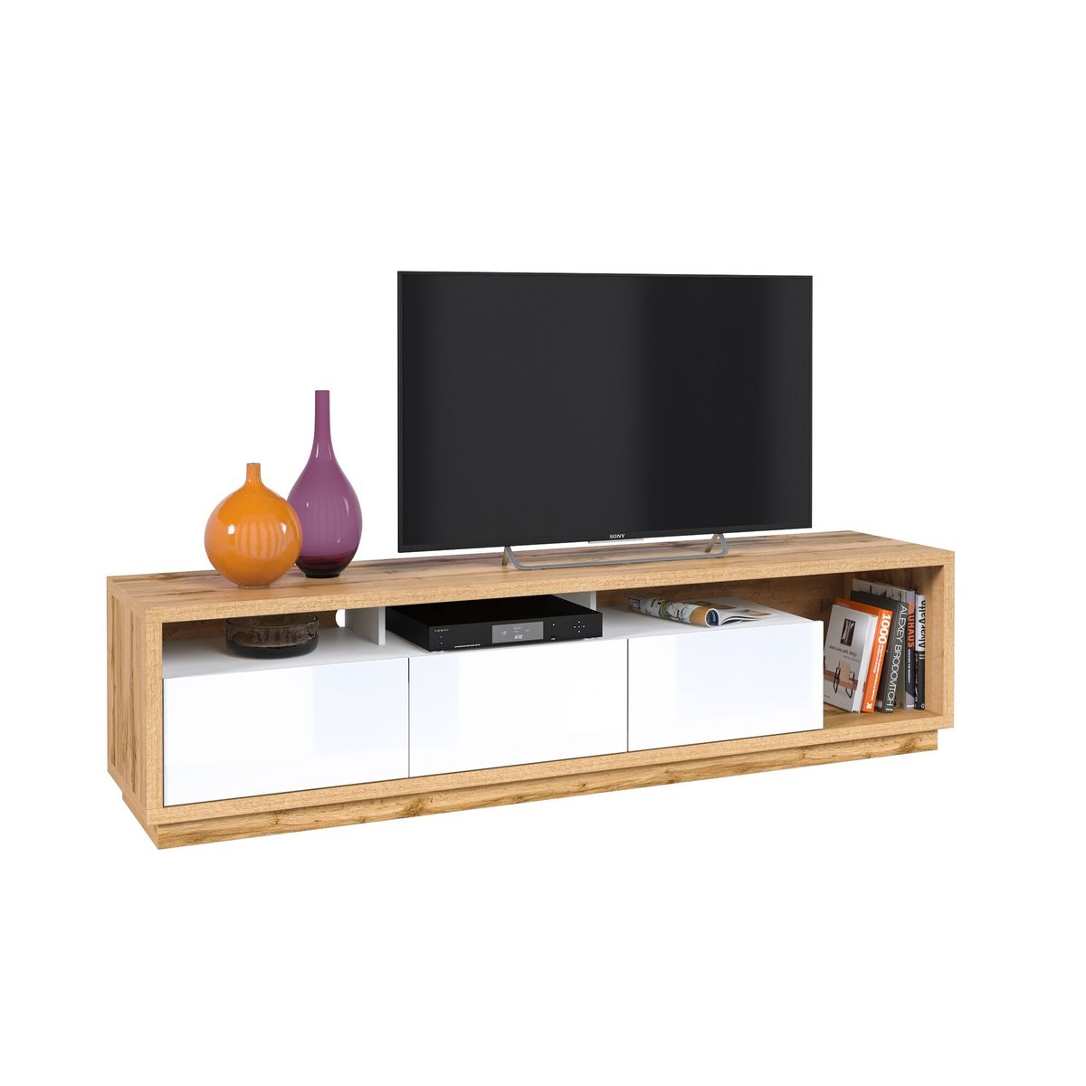 TU MESITA - Mesa de TV Moderna Celine color BlancoDuna TU MESITA