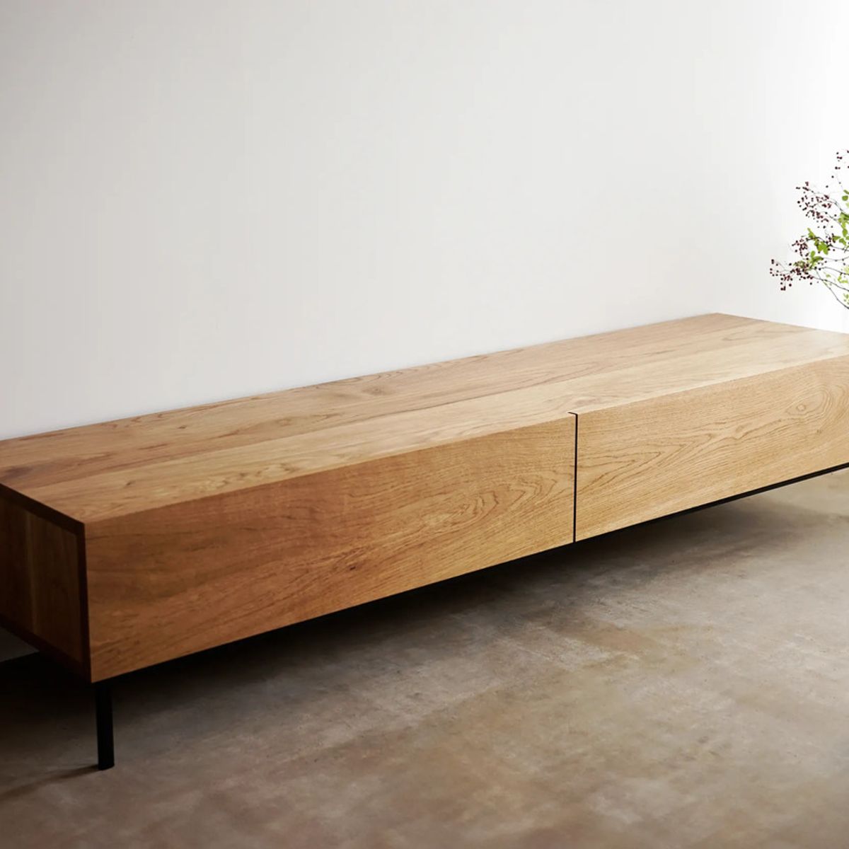 TU MESITA - Mesa de TV moderna Hércules color Marrón TU MESITA