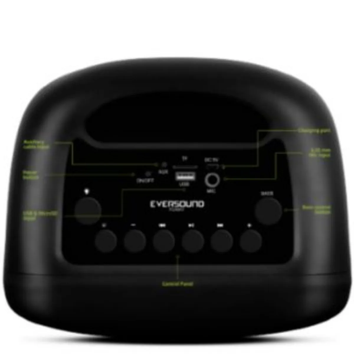 EVERSOUND - Parlante Portatil Bluetooth Eversound Funky 8-EV 3003