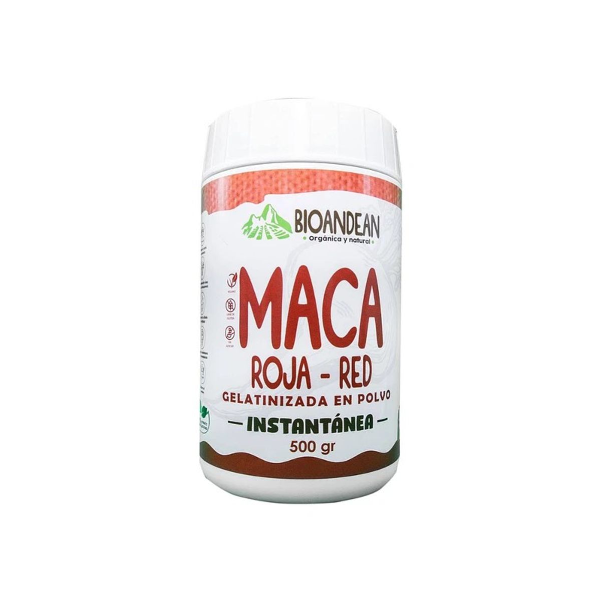 GENERICO - Maca Roja Gelatinizada x 500 g - BioAndean