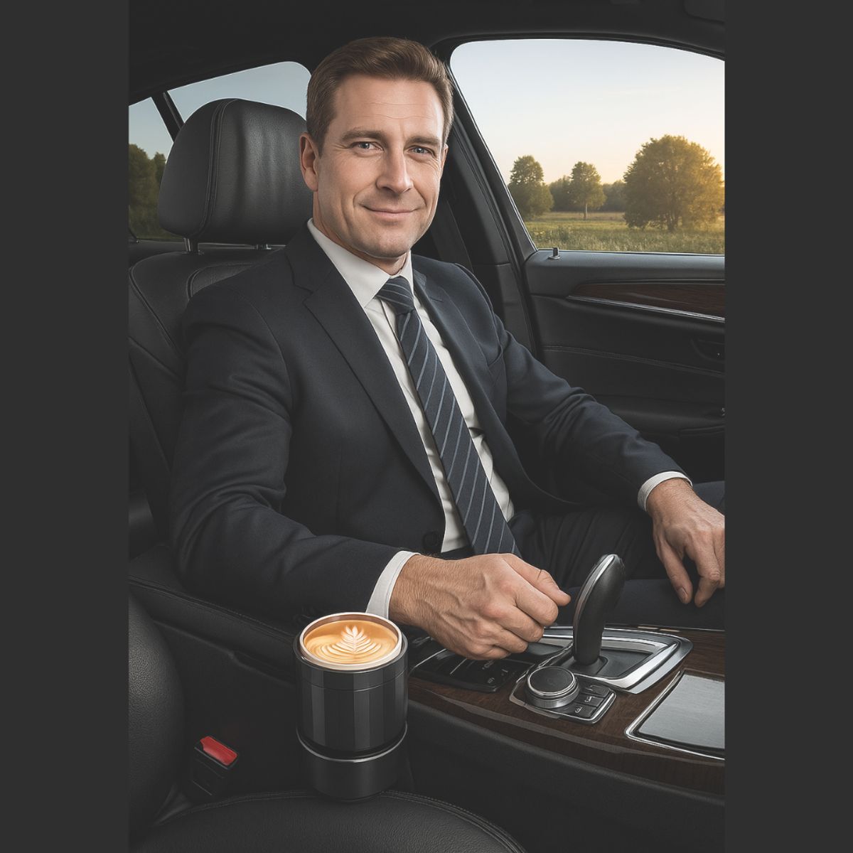 CARJOLLITY - Portavaso Portabotella Soporte Base Ajustable Auto Camioneta