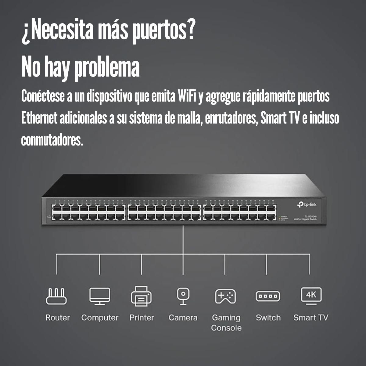 TP LINK - TP-Link - Switch TL-SG1048 de 48 Puertos Gigabit Rackmount