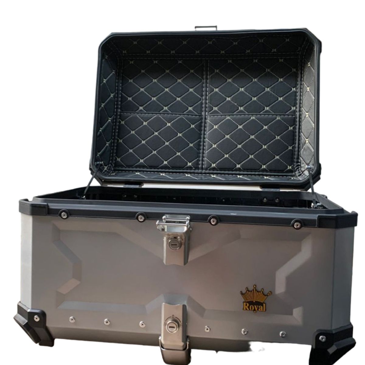 GENERICO - Baul Hexagonal Royal 65l GRIS