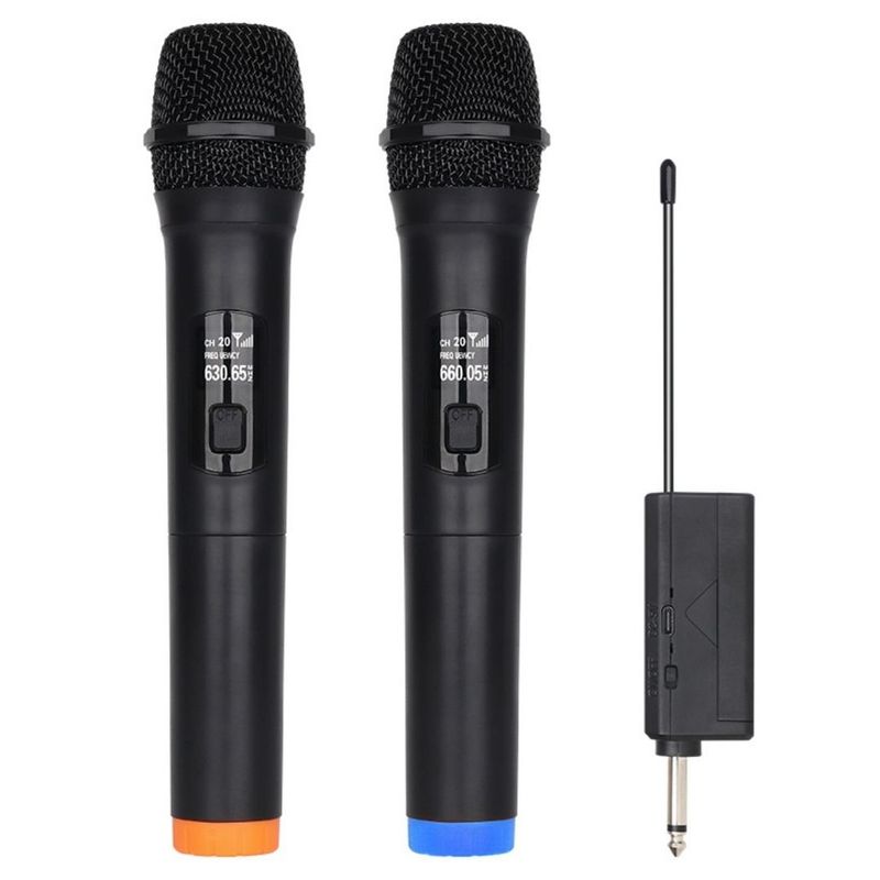 GENERICO - Micrófono Inalámbrico Doble Pack Profesional Bossney BS-H9825