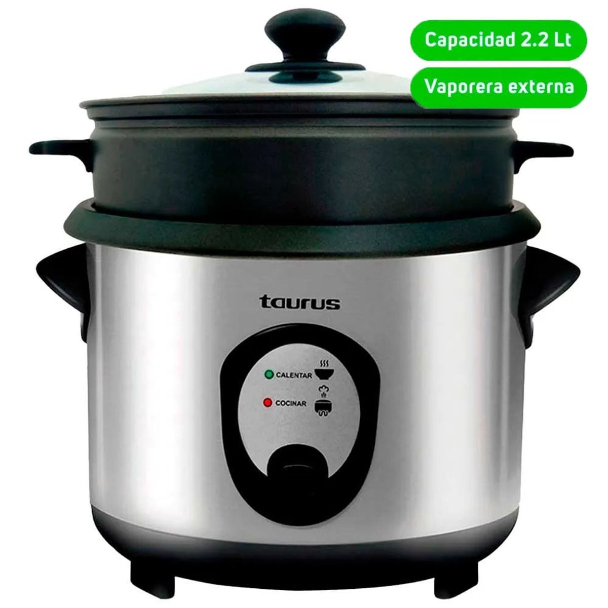 TAURUS - Olla Arrocera Taurus 2.2 Litros con Vaporera