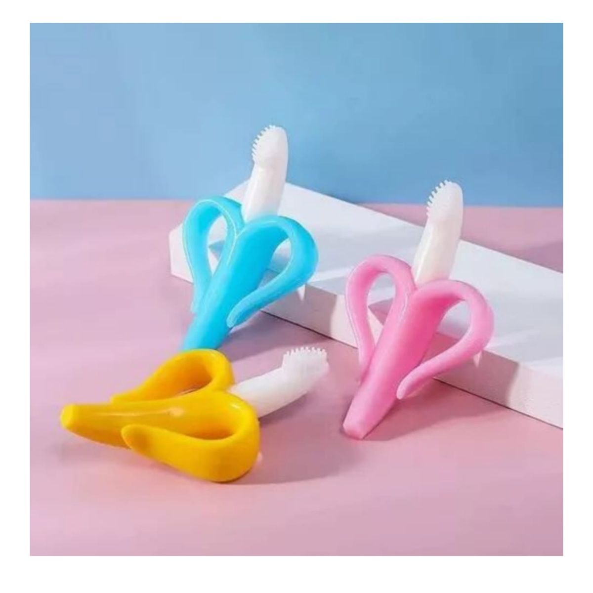 GENERICO - Mordedor de Silicona para bebes Estilo CISNE