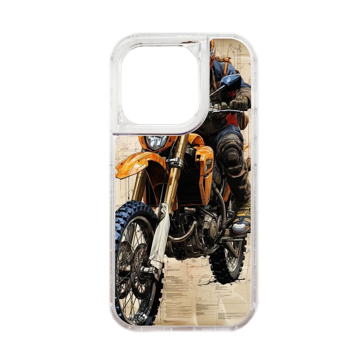 GENERICO - Funda Protector Case 360 Para IPHONE 14 PRO - Transparente