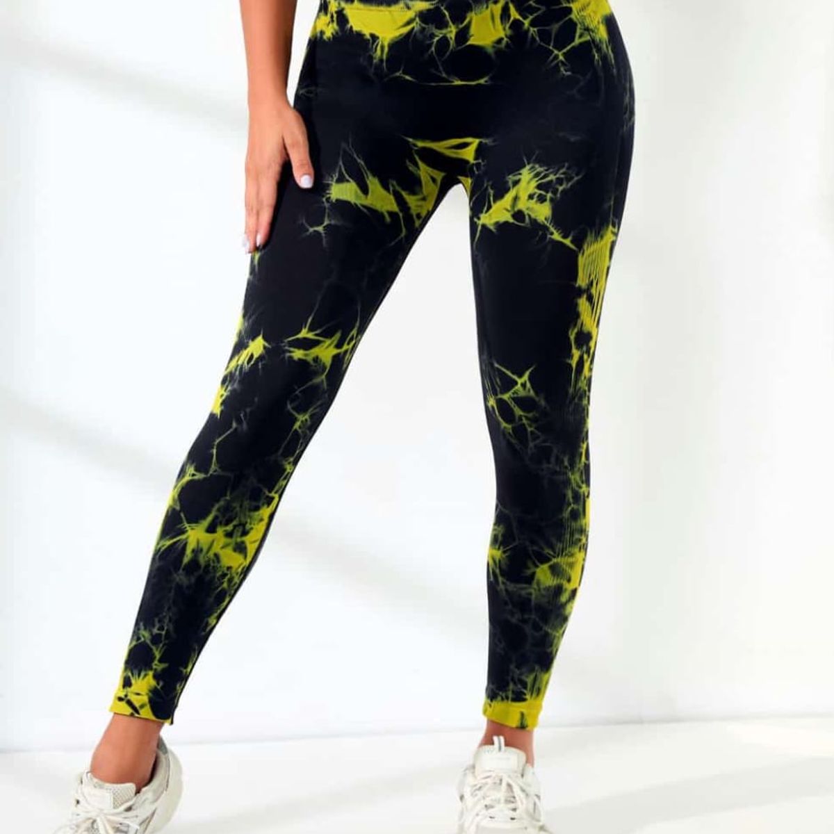 GENERICO - LEGGINS TIE DYE CON EFECTO PUSH UP Triple efecto
