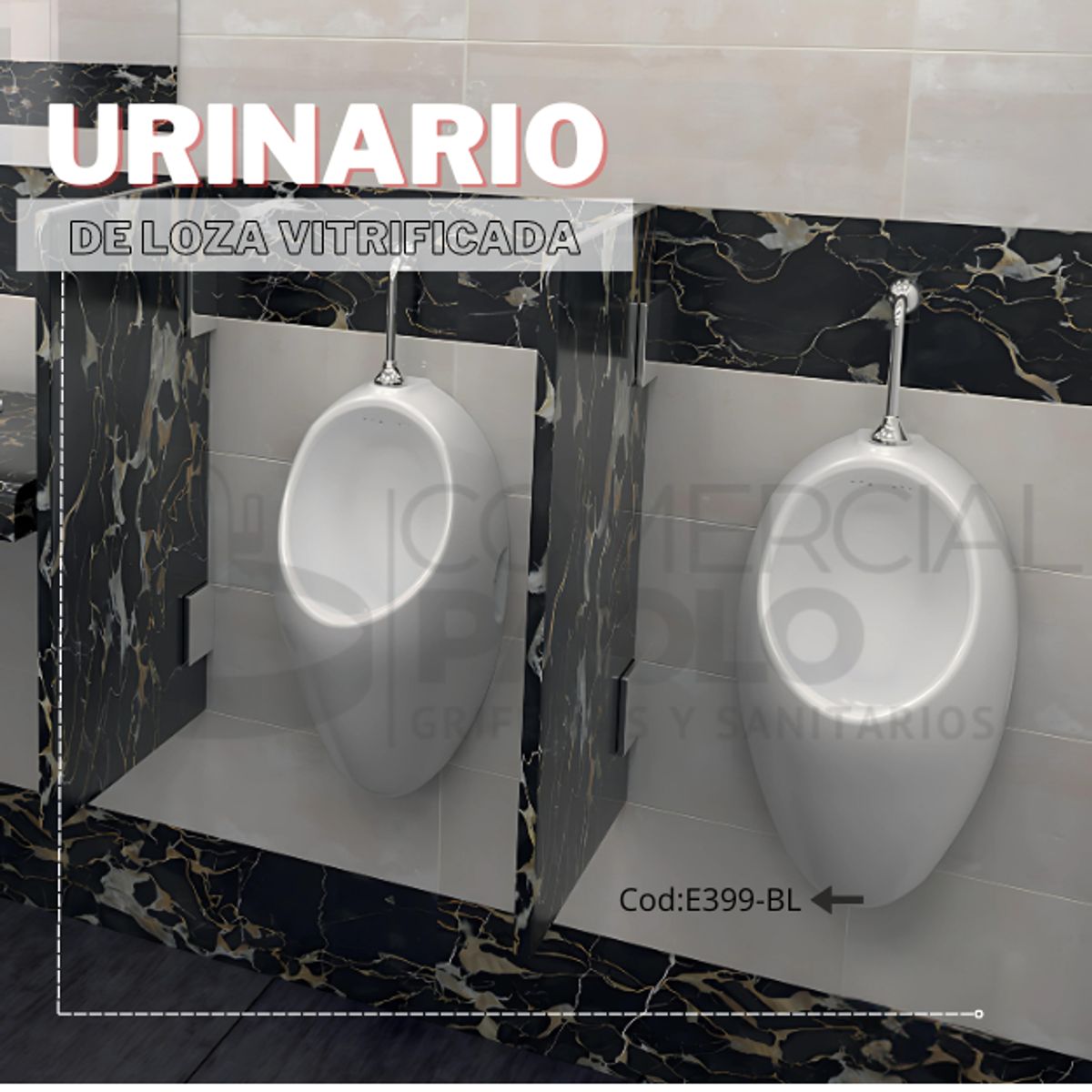 GENERICO - URINARIO BLANCO QUANTUM PLUS FV