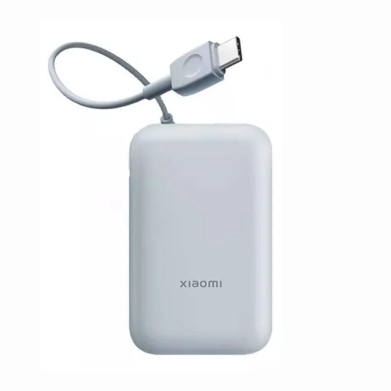 XIAOMI - Power Bank Xiaomi 10000mAh 225W Cable Integrado - Ice Blue