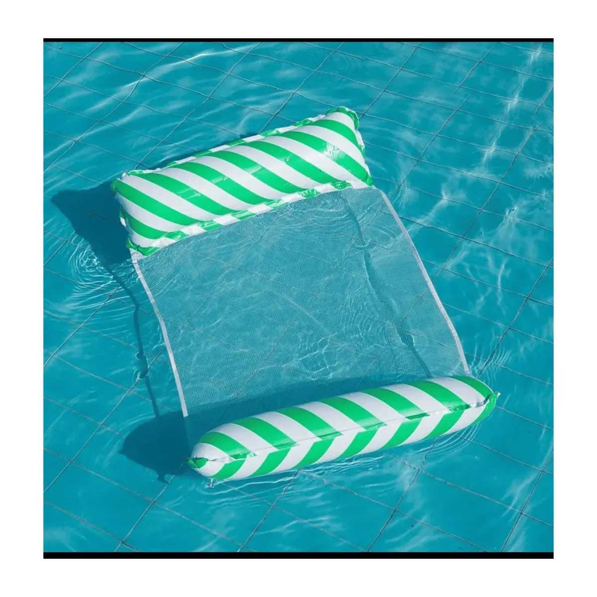 Cama Inflable Colchón de  Verano Verde, marca GENERICO - Foto 2