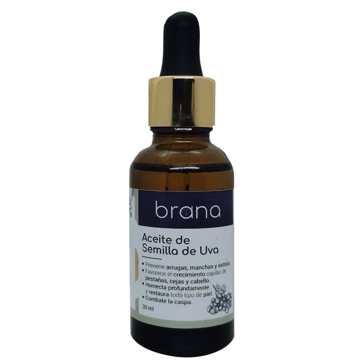 BRANA - Aceite Vegetal de Semilla de Uva x 30 ml - Brana