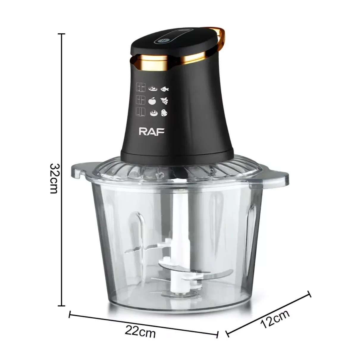 GENERICO - PROCESADOR DE ALIMENTOS RAF DE 3 LTS.- 800W R.7041.