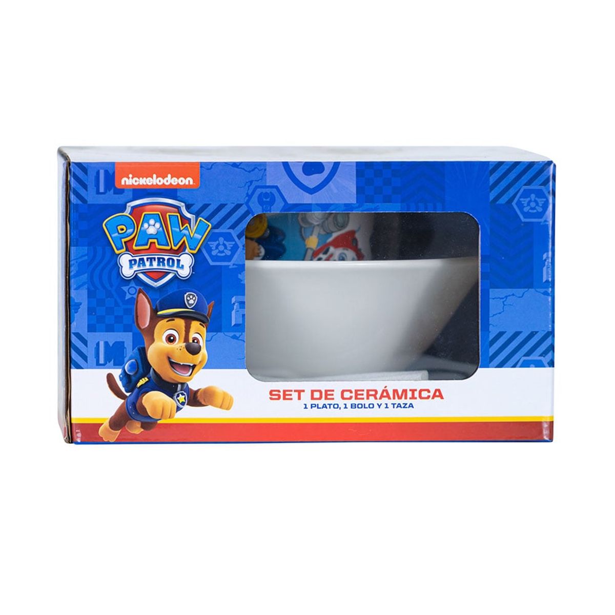 SCOOL - Vajilla infantil Ceramica 3Pz Paw Patrol Scool 703074