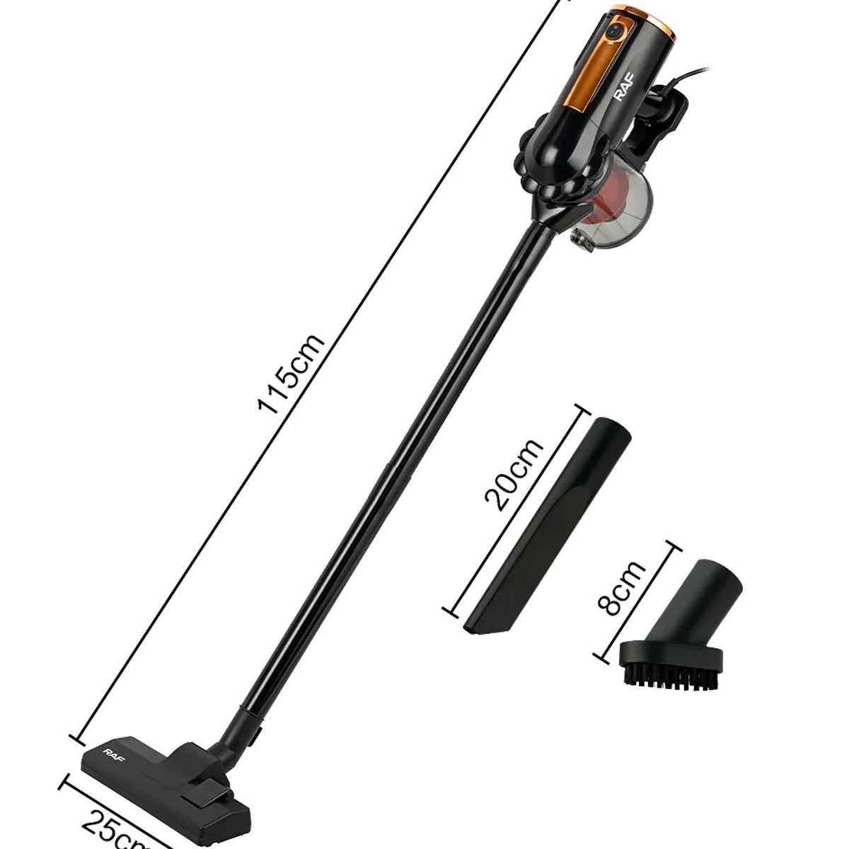 GENERICO - Aspiradora 3 en 1 600W RAF - Modelo R8672