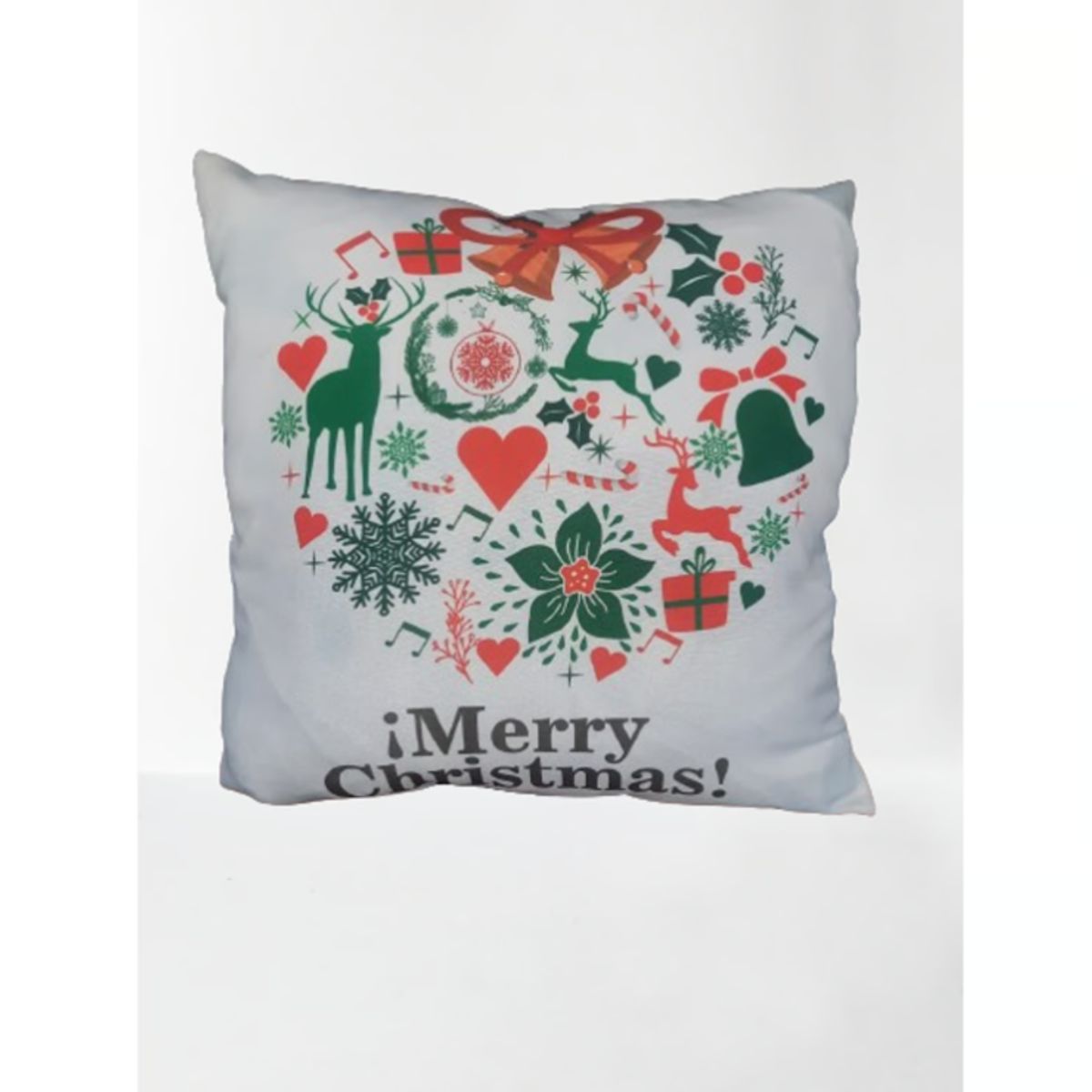 GENERICO - FUNDA PARA COJIN ARBOL 40X40 NAVIDAD