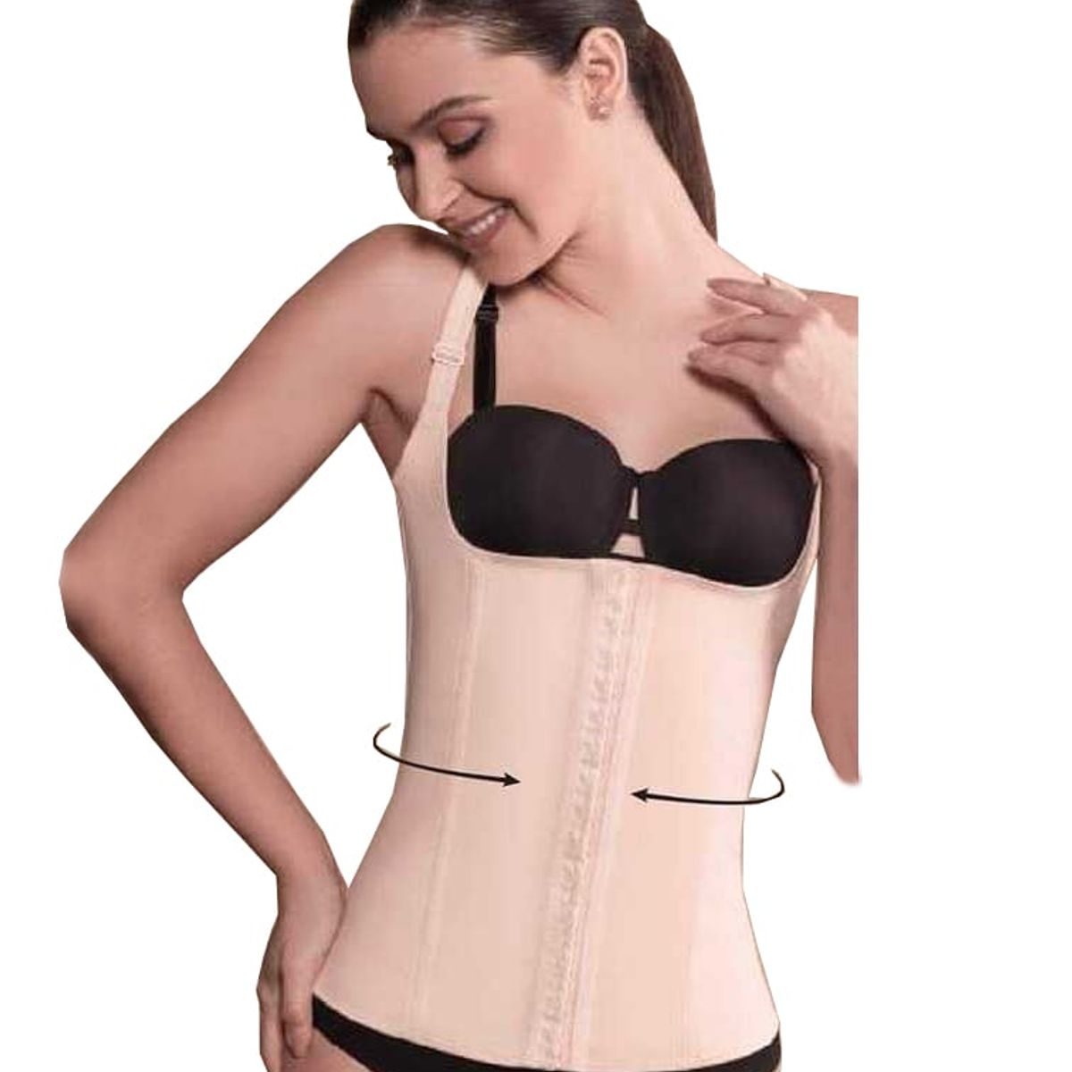 SILHOUETTE - Faja Chaleco Corselette con tirantes y senos libres